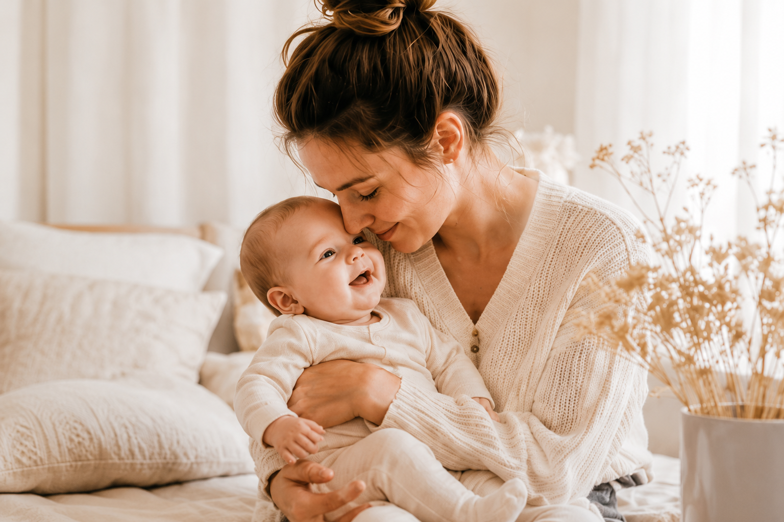 Mother and baby