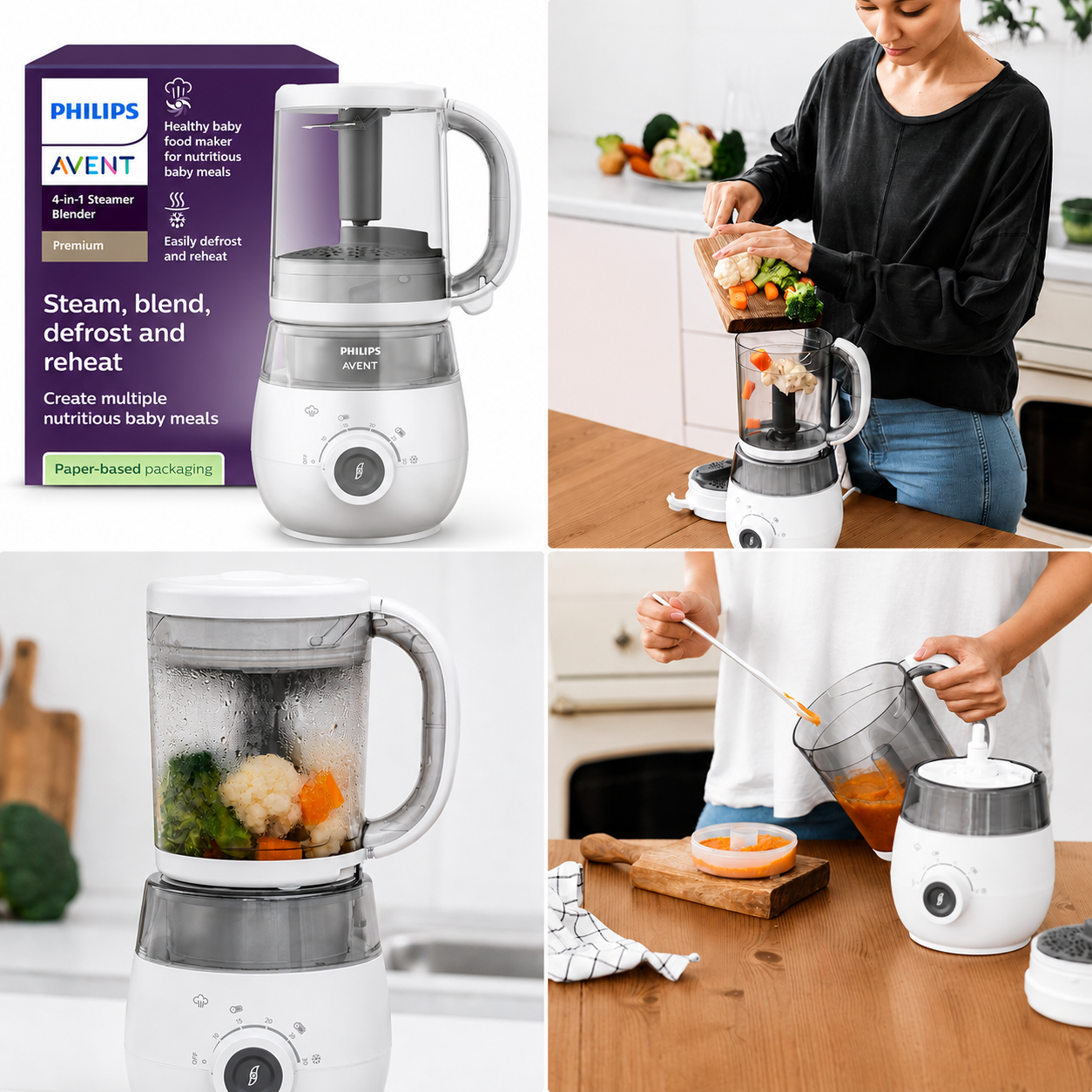 Philips Avent 4-in-1 Baby Food Maker