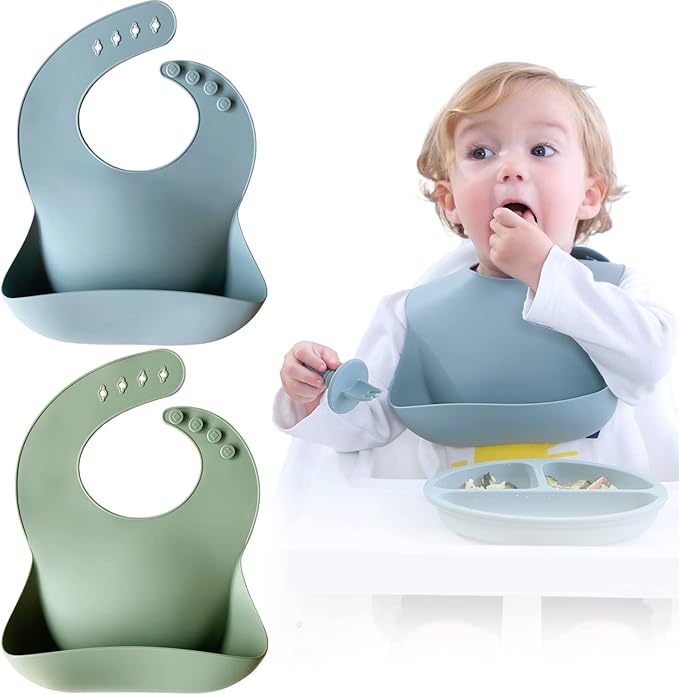 Silicone baby bibs